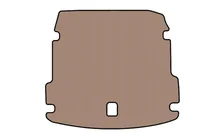 Audi A8 2010–2018 Kuminen tavaratilan matto Carsuit (Long, beige) kuva 1