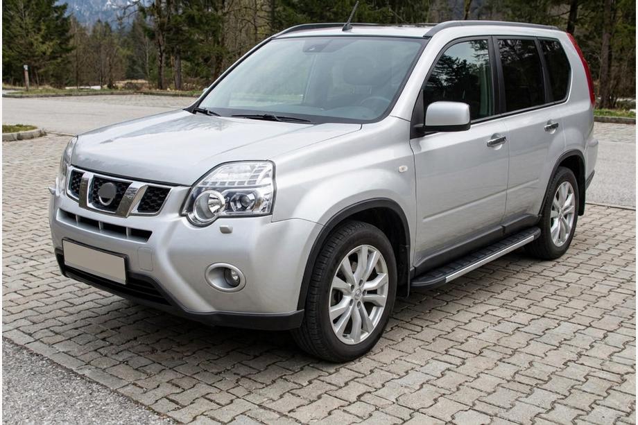 Nissan X-trail T31 2007–2014 Duru sivuportaat (2 kpl, alumiini) Image