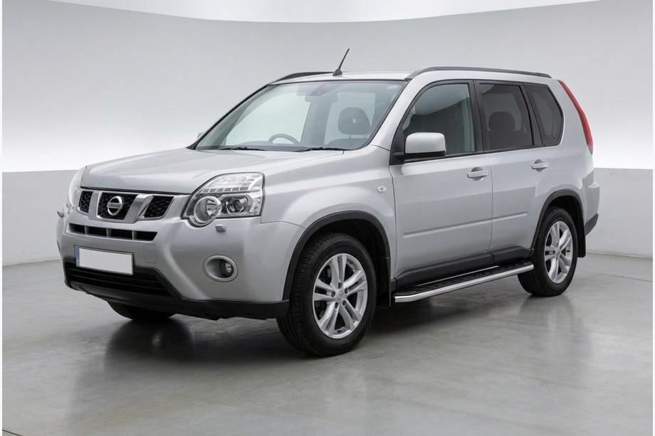 Nissan X-trail T31 2007–2014 Maydos V1 sivuportaat (2 kpl, alumiini ↗ ruostumaton teräs) Image
