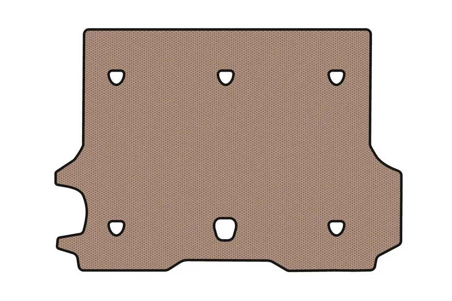 Chevrolet Trailblazer 2002–2012 Kuminen tavaratilan matto Carsuit (Beige) Kuva 1