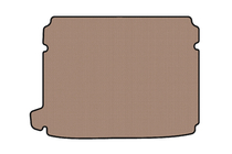 Citroen DS-4 2010–2015 Kumiset tavaratilan matto Carsuit (HB, ennen faceliftia, beige) kuva 1