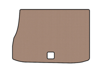Citroen DS-5 2011–2015 Kuminen tavaratilan matto Carsuit (HB, Hybridi/automaatti, beige) kuva 1