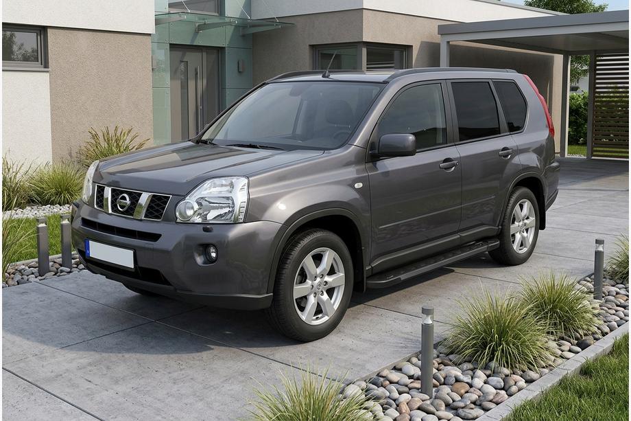 Nissan X-trail T31 2007–2014 RedLine Black sivuportaat (2 kpl, alumiini) Image