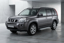 Nissan X-trail T31 2007–2014 Rainbow sivuportaat (2 kpl, alumiini) kuva 1