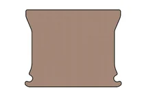 Ford Connect 2010–2013 Kuminen tavaratilan matto Carsuit (2009-2012, beige) kuva 1