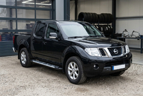 Nissan Navara 2006–2015 Sunrise sivuportaat (2 kpl, alumiini) kuva 1