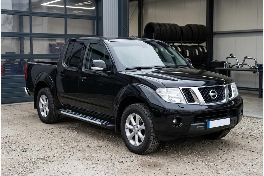 Nissan Navara 2006–2015 Sunrise sivuportaat (2 kpl, alumiini) Image