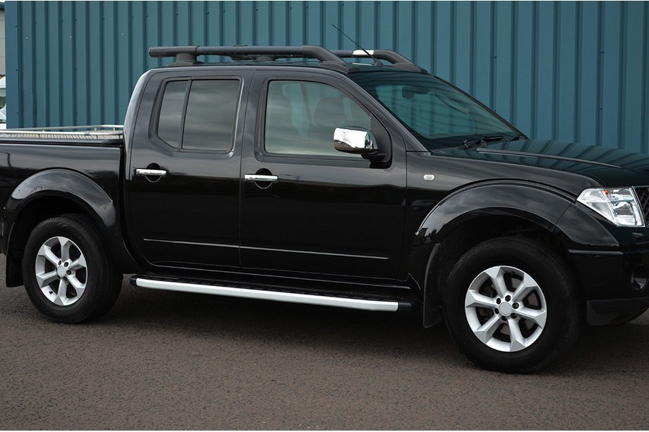 Nissan Navara 2006–2015 Fullmond-sivukynnykset (2 kpl, alumiini) Image