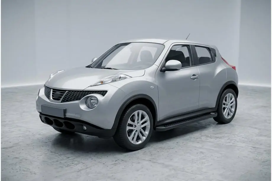 Nissan Juke 2010–2019 Allmond Black sivuportaat (2 kpl, alumiini) Image