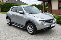 Nissan Juke 2010–2019 Sunrise sivuportaat (2 kpl, alumiini) kuva 1