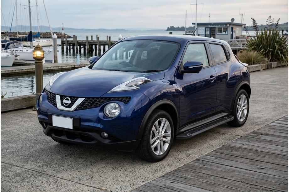Nissan Juke 2010–2019 RedLine Black sivuportaat (2 kpl, alumiini) Image