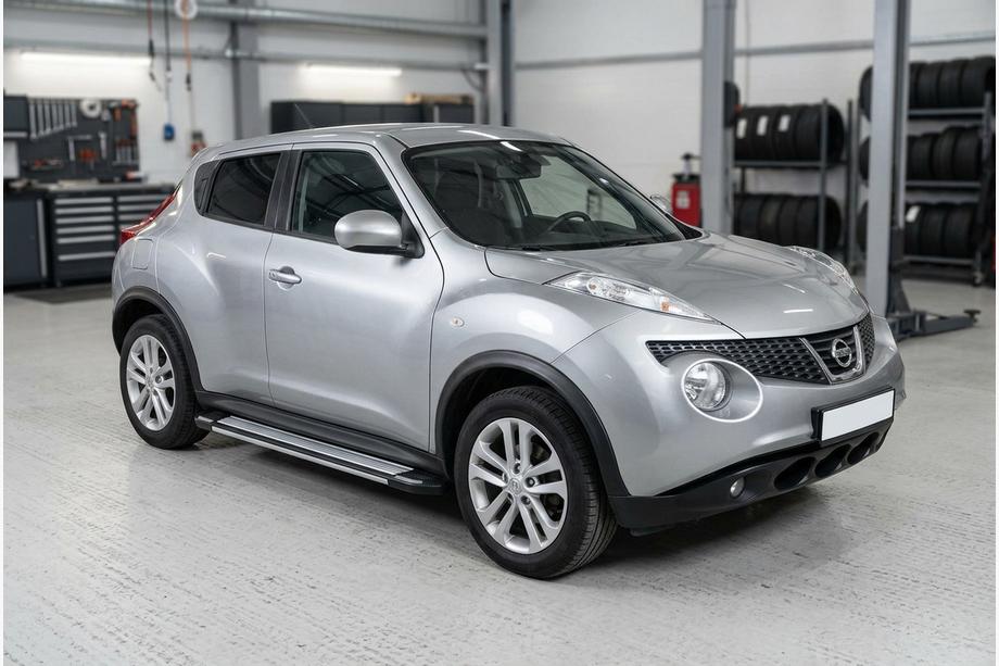 Nissan Juke 2010–2019 Rainbow sivuportaat (2 kpl, alumiini) Image