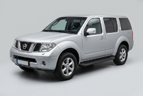 Nissan Pathfinder R51 2005–2014 Allmond Black sivuportaat (2 kpl, alumiini) kuva 1