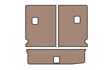 Chevrolet Orlando 2010–2018 Kuminen tavaratilan matto Carsuit V-1 (Beige) kuva 1