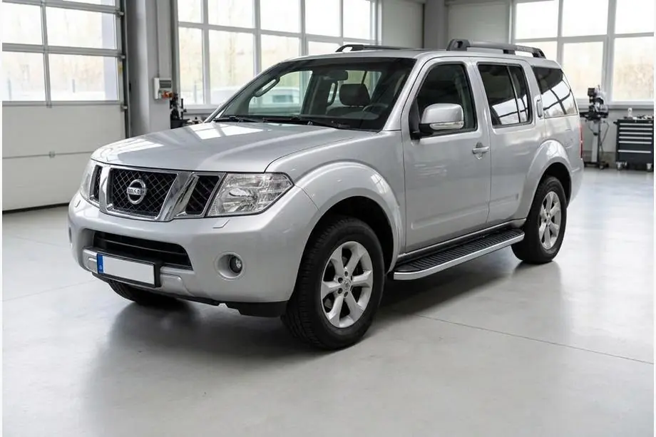 Nissan Pathfinder R51 2005–2014 Tayga Grey -sivuaskelmat (2 kpl, alumiini) Image