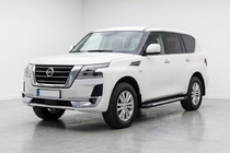 Nissan Patrol Y62 2010–2024 Line-sivuporrassarja (2 kpl, alumiini) kuva 1