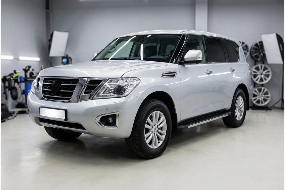 Nissan Patrol Y62 2010–2024 Duru sivuastinlaudat (2 kpl, alumiini) Image