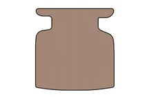 Toyota Avensis 2003–2009 Kuminen tavaratilamatto Carsuit (SD, beige) kuva 1