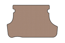 Toyota Yaris 2006–2011 Kumimatto tavaratilaan Carsuit (SD, USA, beige) kuva 1