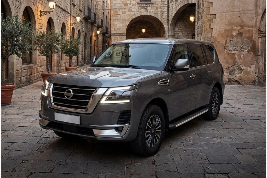Nissan Patrol Y62 2010–2024 Fullmond sivuportaat (2 kpl, alumiini) Image