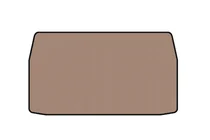 Mitsubishi Grandis 2003–2011 Kuminen tavaratilan matto Carsuit (3 riviä, beige) kuva 1