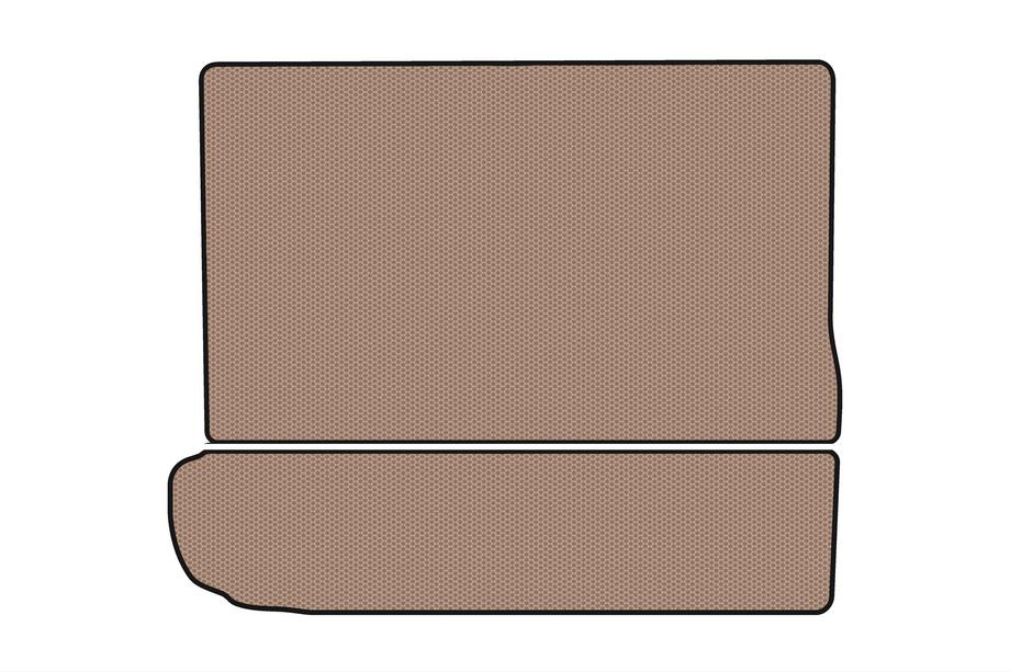 Citroen C-4 Picasso 2013–2022 Kuminen tavaratilan matto Carsuit (3. rivi taitettuna, beige) Image