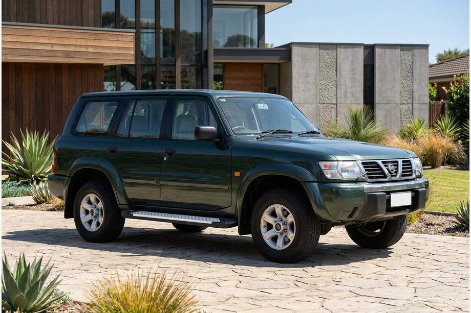 Nissan Patrol Y61 1997–2011 X5-tyyppiset sivuportaat (2 kpl, alumiini) Image