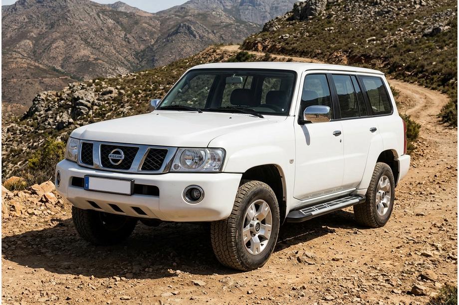 Nissan Patrol Y61 1997–2011 Sunrise sivuportaat (2 kpl, alumiini) Image