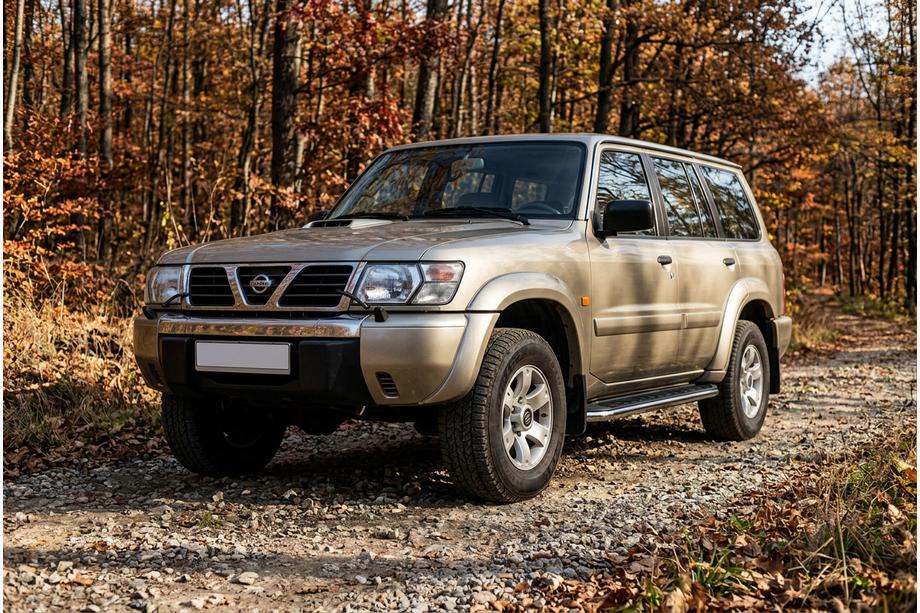 Nissan Patrol Y61 1997–2011 Maydos V1 sivuportaat (2 kpl, alumiini ↗ ruostumaton teräs) Image
