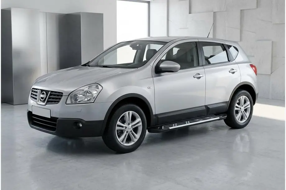 Nissan Qashqai 2007–2010 Sunrise sivuportaat (2 kpl, alumiini) Image
