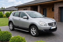 Nissan Qashqai 2007–2010 Maydos V1 sivuportaat (2 kpl, alumiini ↗ ruostumaton teräs) kuva 1