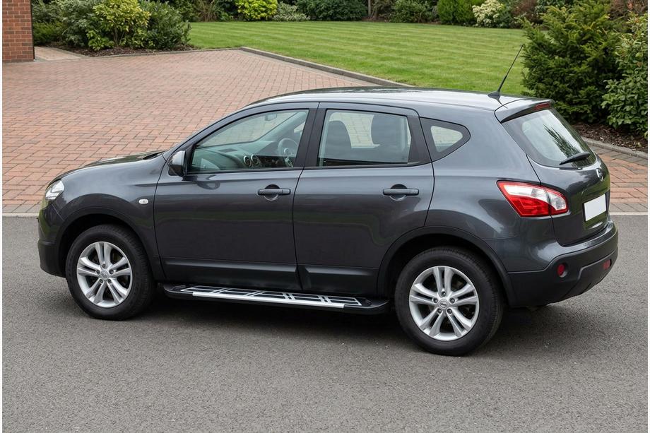 Nissan Qashqai 2010–2014 Sunrise sivuportaat (2 kpl, alumiini) pitka akselivali Image