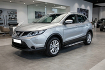 Nissan Qashqai 2014–2021 Sunrise sivuportaat (2 kpl, alumiini) kuva 1