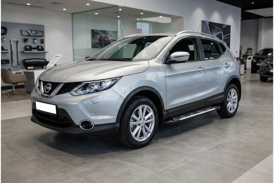 Nissan Qashqai 2014–2021 Sunrise sivuportaat (2 kpl, alumiini) Image