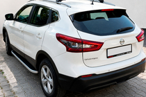Nissan Qashqai 2014–2021 Tayga sivuastinlaudat (2 kpl, alumiini) kuva 1
