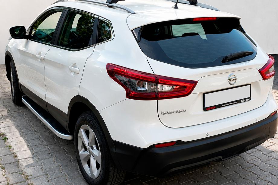Nissan Qashqai 2014–2021 Tayga sivuastinlaudat (2 kpl, alumiini) Image