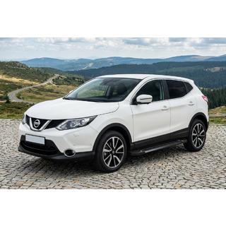 RedLine Black sivuportaat (2 kpl, alumiini) Nissan Qashqai 2014–2021 kuva 1