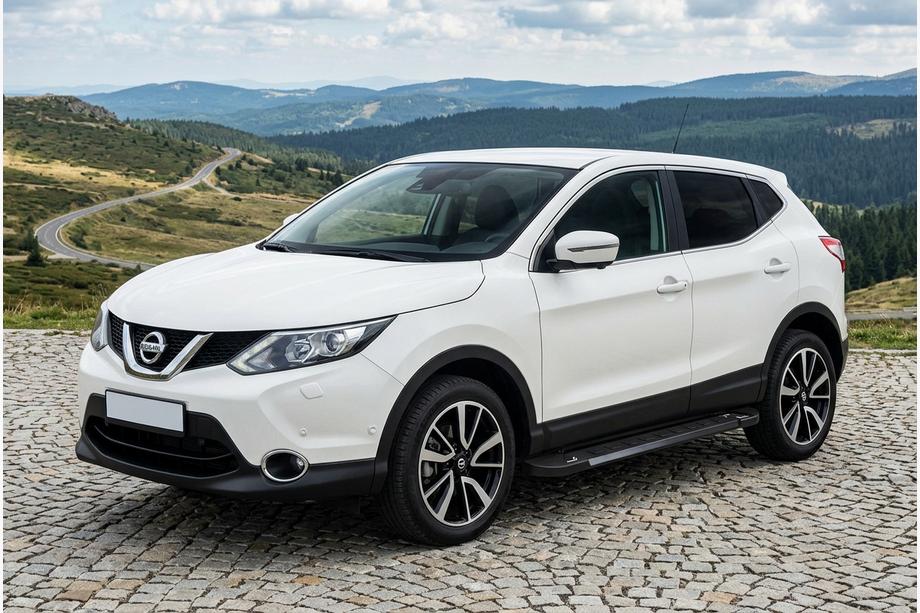 Nissan Qashqai 2014–2021 RedLine Black sivuportaat (2 kpl, alumiini) Image