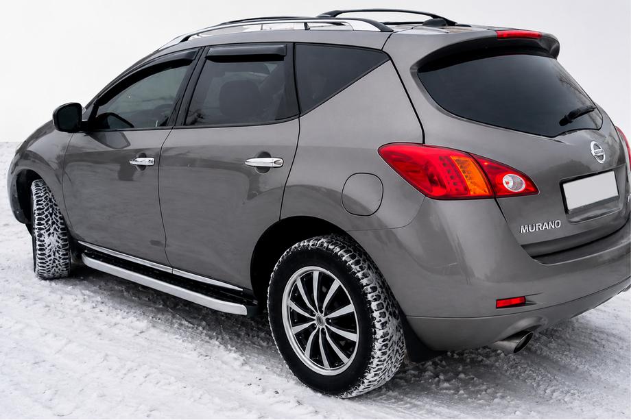 Nissan Murano 2008–2014 Fullmond sivuastinlaudat (2 kpl, alumiini) Image
