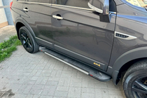 Opel Antara 2006–2017 RedLine V1 sivuportaat (2 kpl, alumiini) 2016-2018 kuva 2