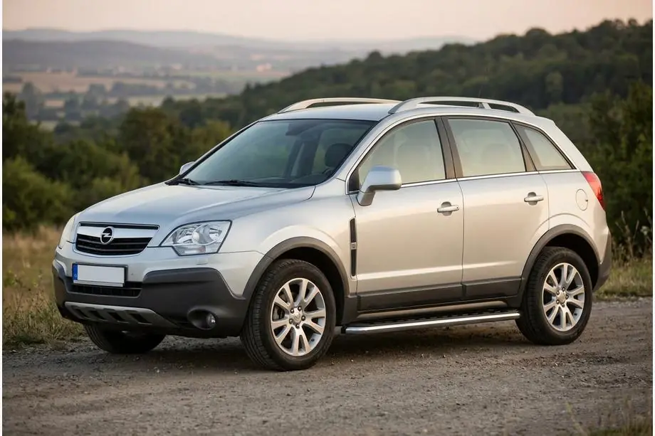 Opel Antara 2006–2017 Maydos V1 sivuportaat (2 kpl, alumiini ↗ ruostumaton teräs) Image