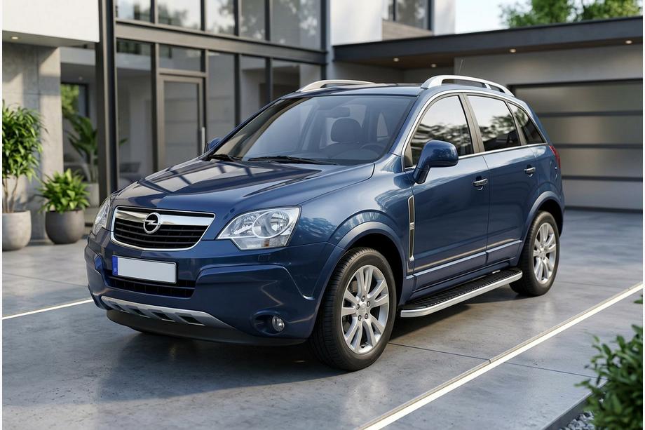 Opel Antara 2006–2017 Sivuportaat Tayga Grey (2 kpl, alumiini) Image