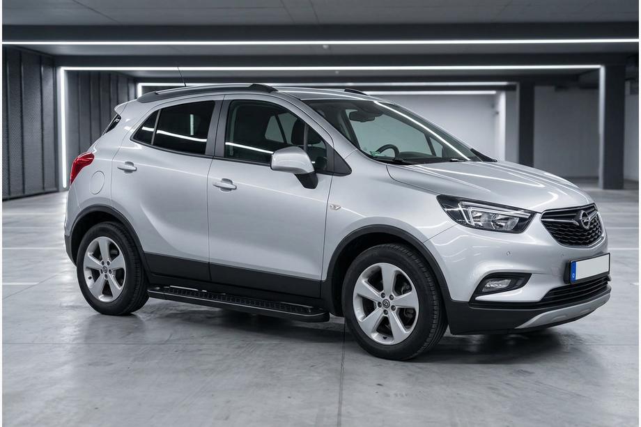 Opel Mokka 2012–2021 Allmond Black sivuaskelmat (2 kpl, alumiini) Image
