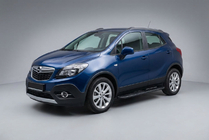 Opel Mokka 2012–2021 Bosphorus Black sivuastinlaudat (2 kpl, alumiini) kuva 1