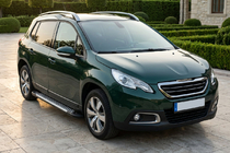 Peugeot 2008 2013–2019 Line-sivuporrassarja (2 kpl, alumiini) kuva 1