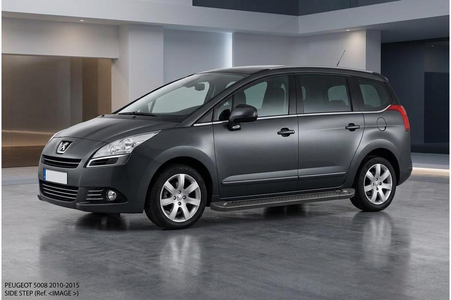 Peugeot 5008 2009–2016 Allmond Black sivuaskelmat (2 kpl, alumiini) Image