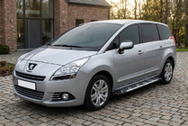 Peugeot 5008 2009–2016 Sunrise-astinlaudat (2 kpl, alumiini) kuva 1