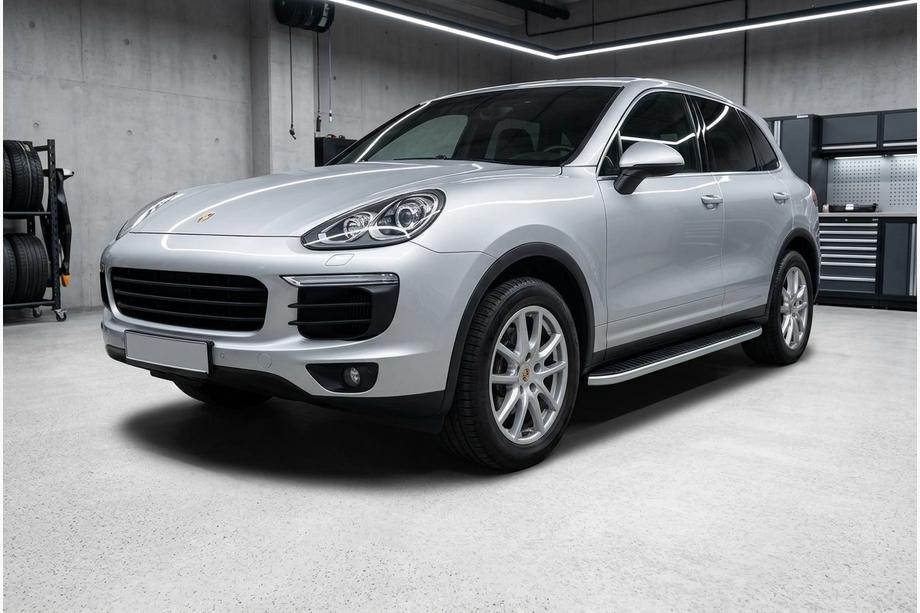 Porsche Cayenne 2010–2017 Tayga sivuastinlaudat (2 kpl, alumiini) Image
