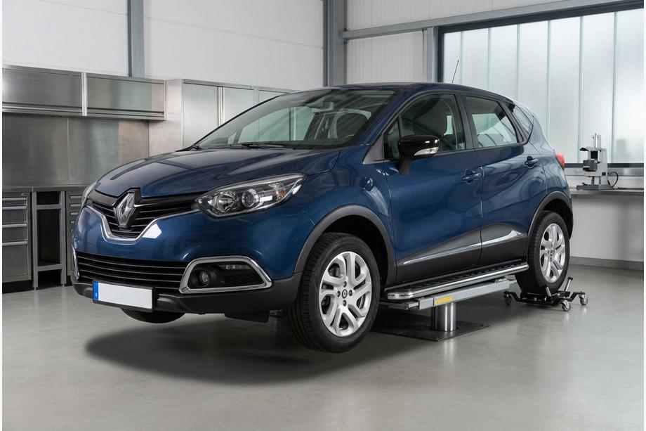 Renault Captur 2013–2019 Maydos V1 sivuportaat (2 kpl, alumiini ↗ ruostumaton teräs) Image