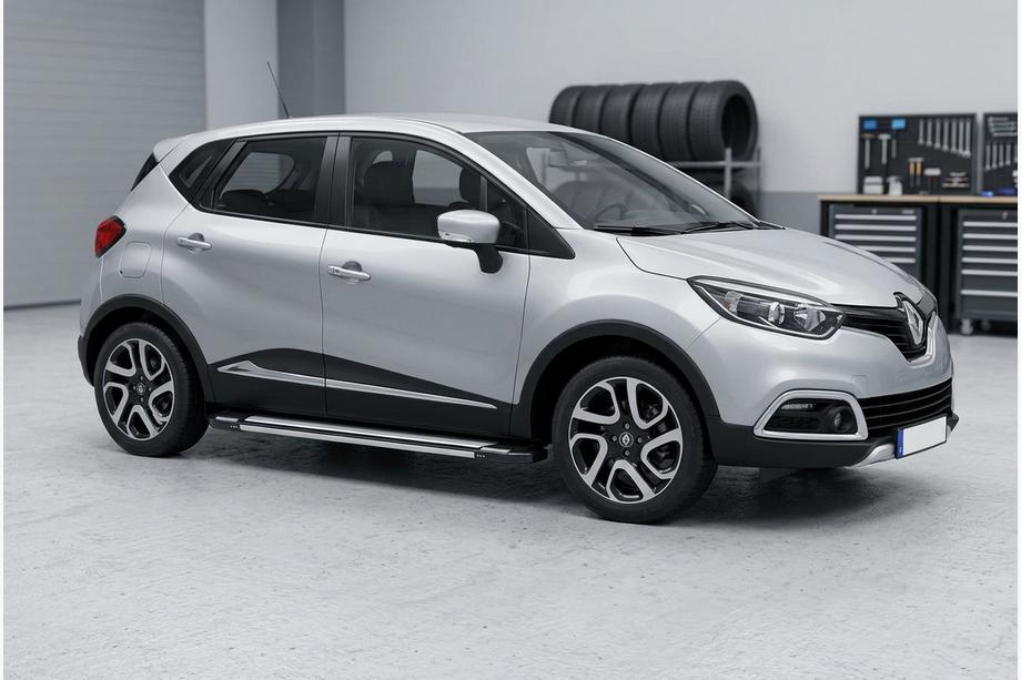 Renault Captur 2013–2019 Rainbow sivuportaat (2 kpl, alumiini) Image